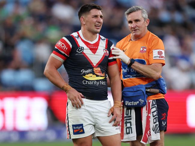 Victor Radley is a surprise inclusion among the reserves for the Roosters. Picture: Getty Images.