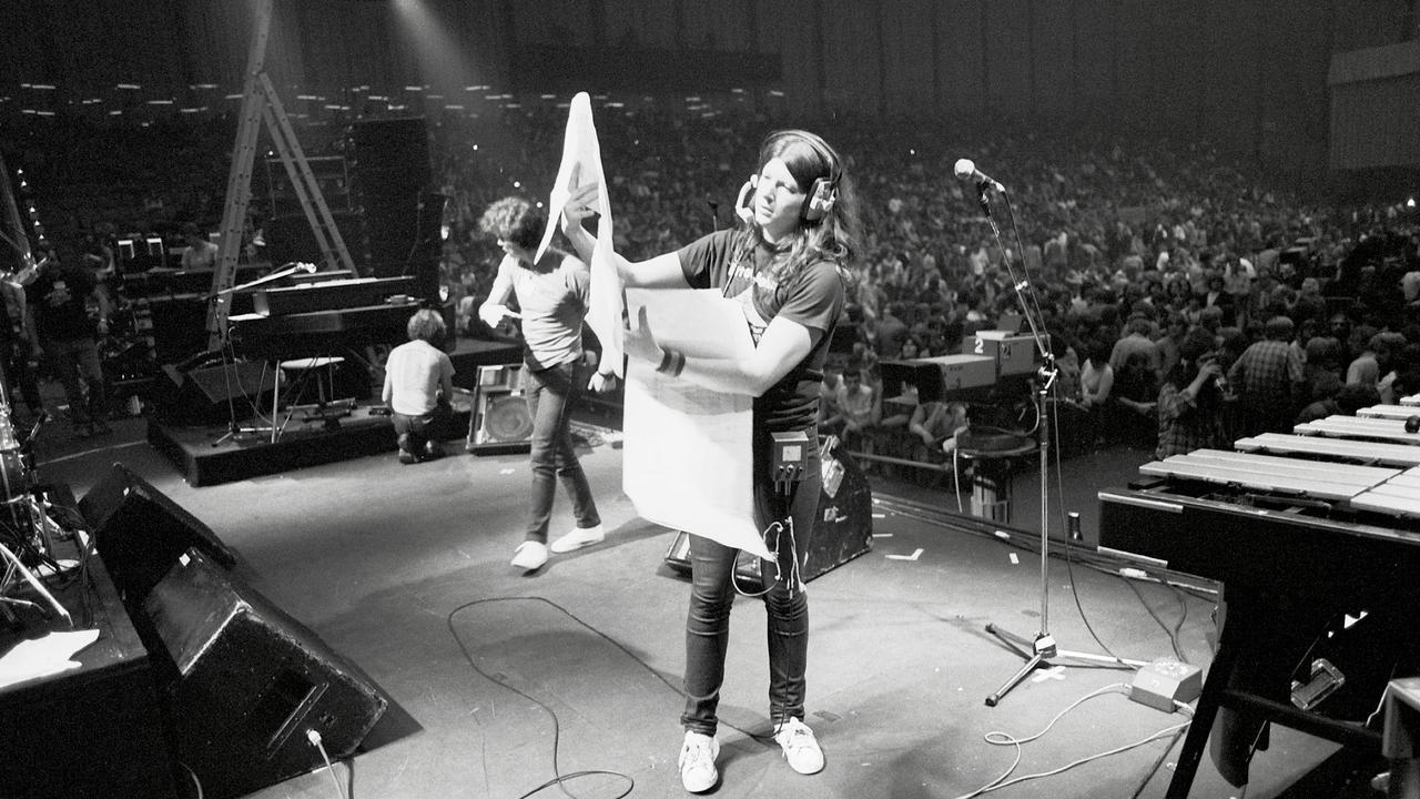 Douglas at work on stage. Picture: Supplied/Manfred Becker