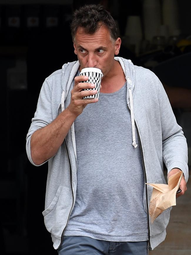 Antony Catalano gets his morning coffee in Sorrento. Picture: Nicole Garmston