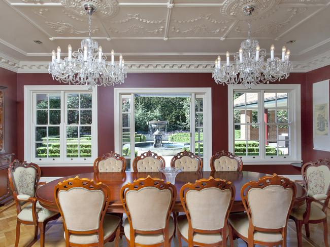 Enjoy a feast in the formal dining room fit for a king.