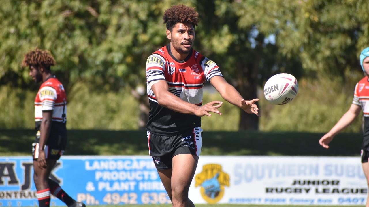 Ragsy Wavik for Kirwan against Mackay High in the Aaron Payne Cup, July 20 2021. Picture: Matthew Forrest