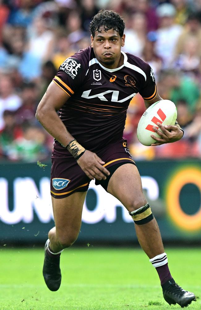 Selwyn Cobbo was impressive when deputising for Reece Walsh at fullback, but has been dropped from the team heading into round 14. Picture: Getty Images