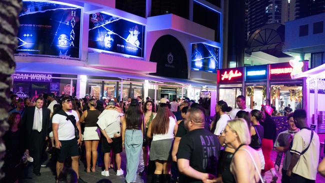 Havana Nightclub Surfers Paradise, where the groups were partying prior to the fatal punch being thrown. Picture: File