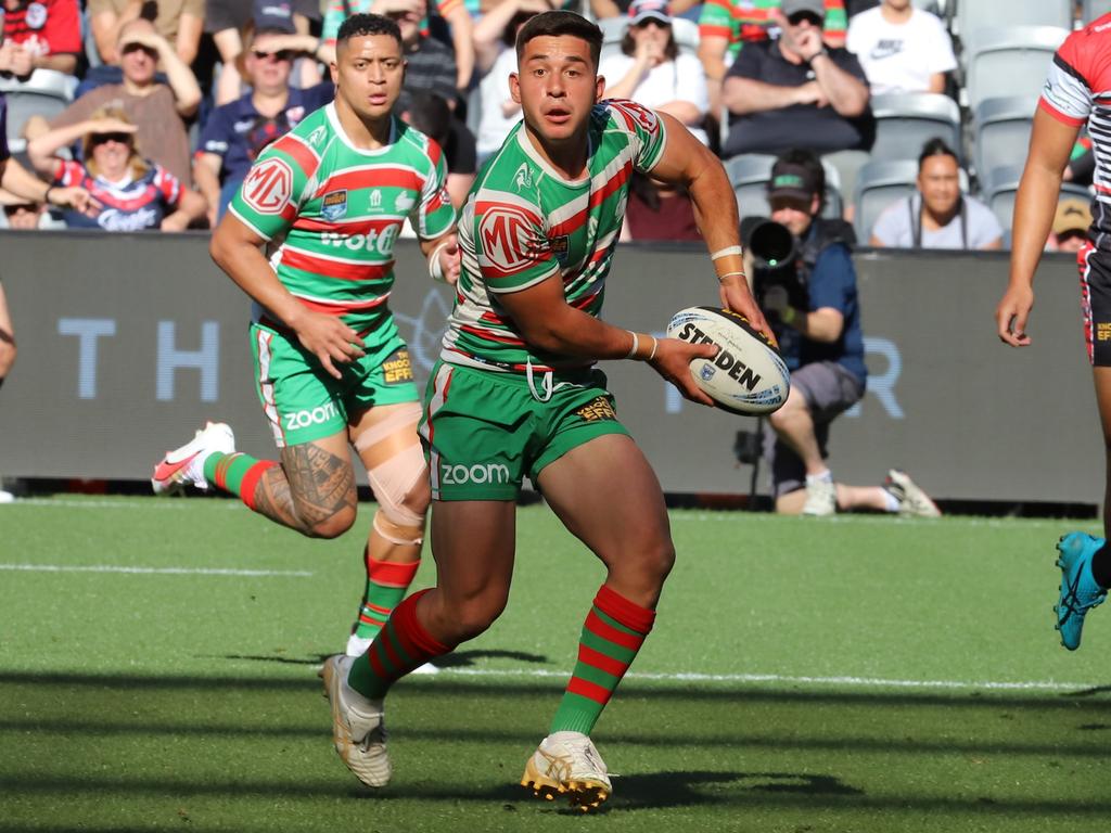 Peter Mamouzelos has been stuck behind the durable Damien Cook. Picture: Steve Montgomery