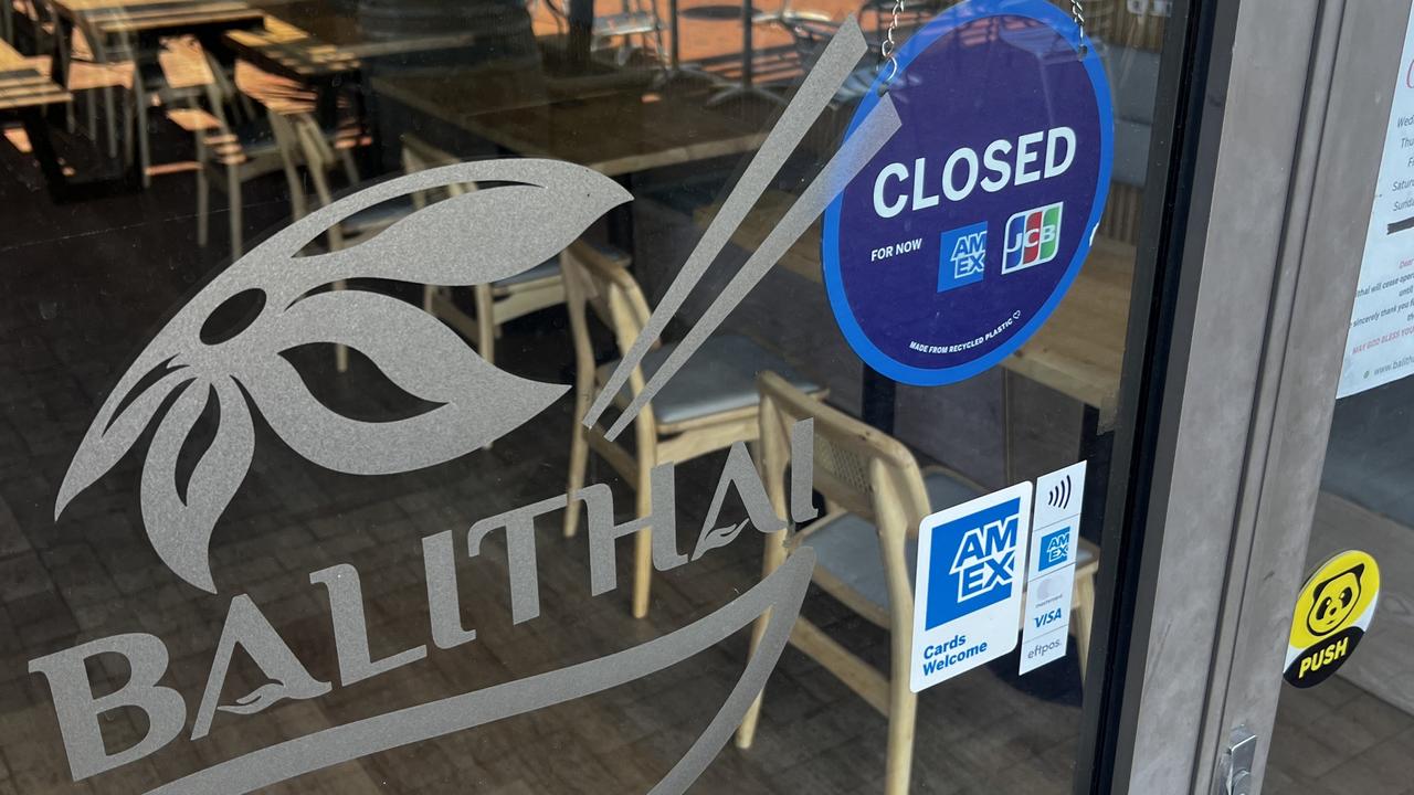 Southeast Asian restaurant BaliThai has shut its doors.