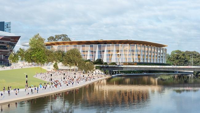 Ironically, the proposed Riverbank Arena would be only a short stroll from the Royal Adelaide Hospital.