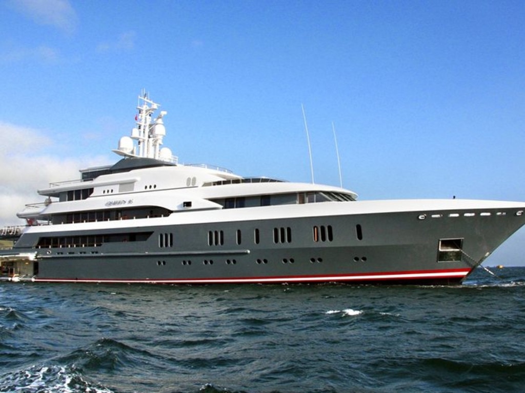 Aluminium tycoon Oleg Deripaska owns the superyacht known as Clio. Picture: Supplied