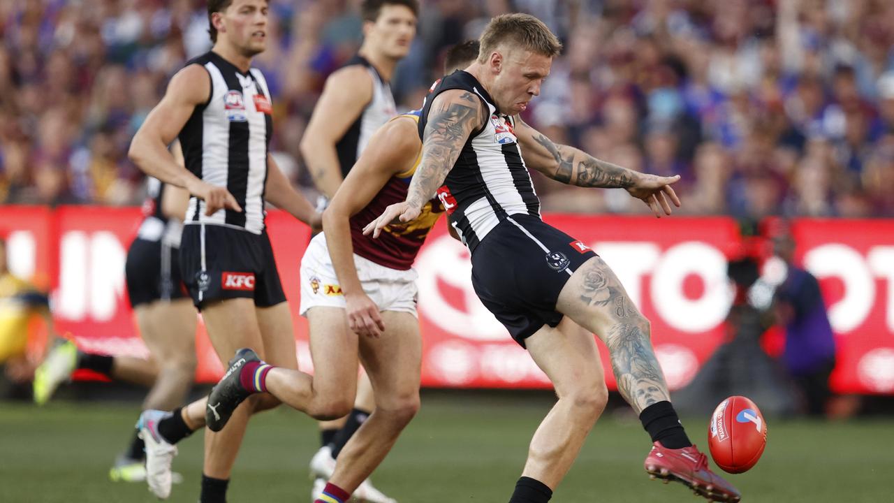 De Goey kicked a pivotal last quarter goal. Picture: Getty Images