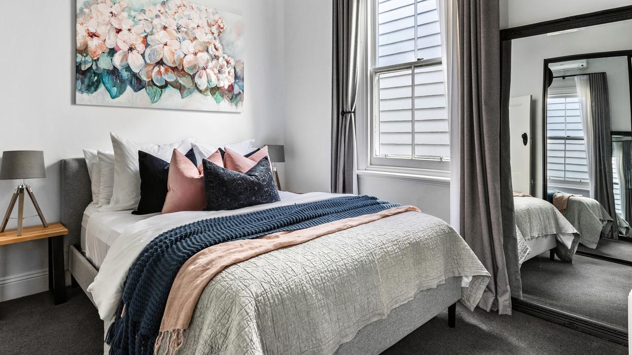 One of the bedrooms.