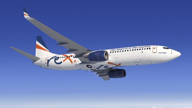 A Rex Boeing 737 like those competing against Qantas on capital city routes. Picture: Supplied