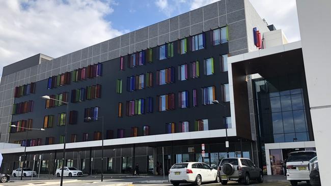 Combustible cladding was discovered at Blacktown Hospital in 2018.