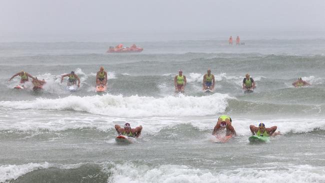 Action from the final day of the Aussies 2024 Surf Lifesaving Championships. Picture: SLSA.