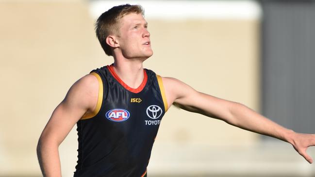 The Crows will also look to give Fischer McAsey a new deal, even though he is still contracted until 2021 Picture: Adelaide Football Club