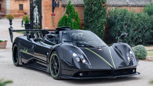 A 2014 Pagani Zonda LM Roadster sold for $17m.