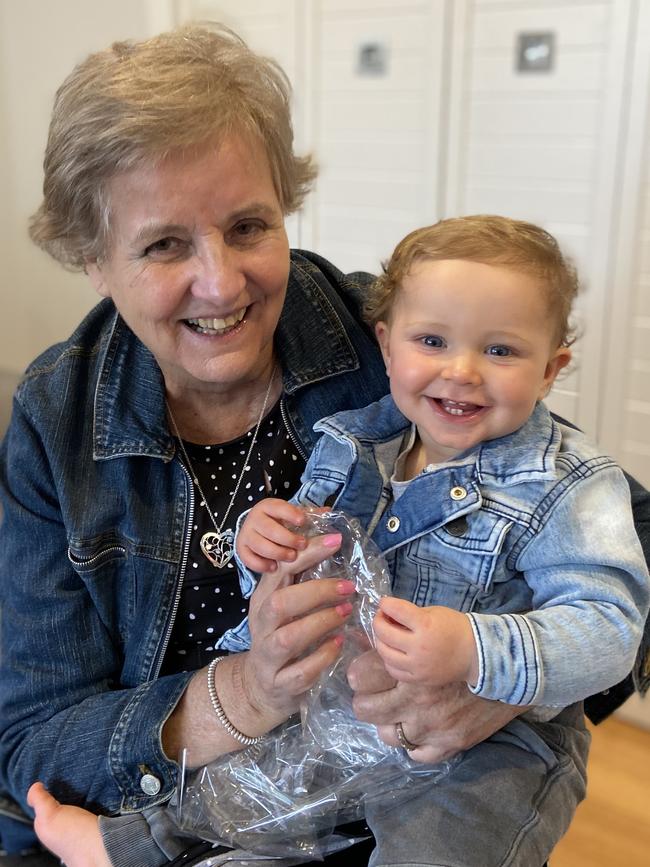 Chris Ash with grandson Alexander Ash. Picture: Supplied