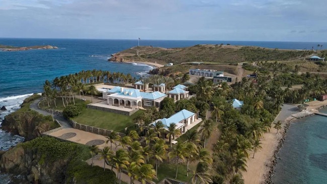 The new owners of the late financier’s playgrounds of perversion in the US Virgin Islands — known informally as “Pedophile Island” — are working to transform them into a glitzy new resort. Picture: TNS