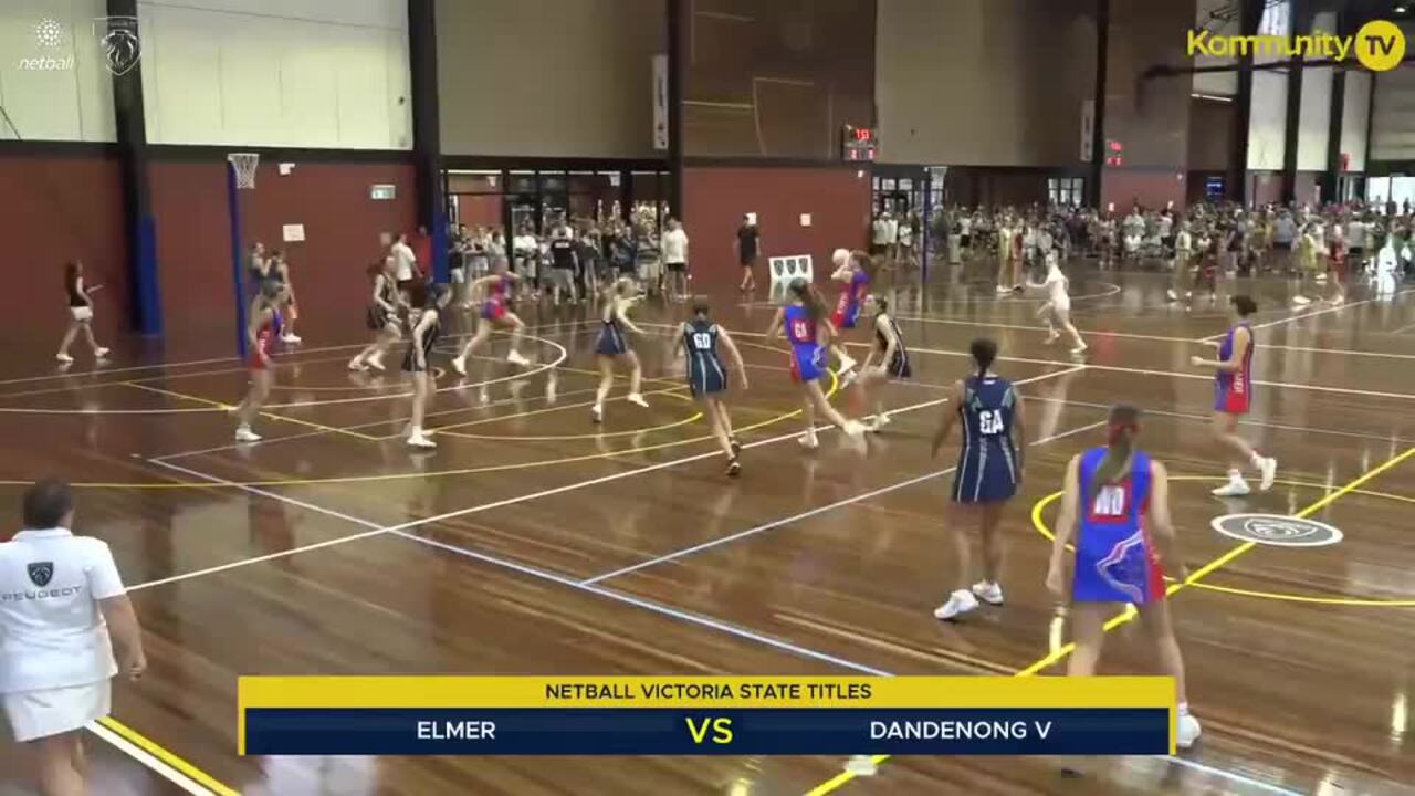 Replay: Elmer v Dandenong Valley (17&U) - 2025 Netball Victoria State Titles Day 3