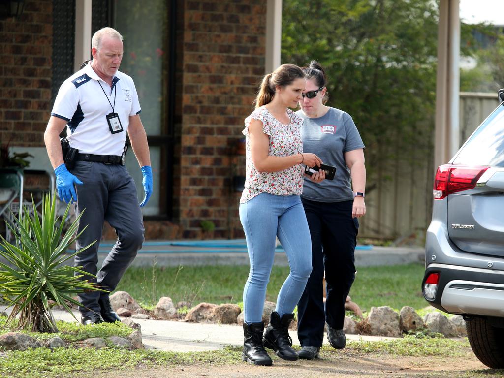 Police raided this home in Lawrence, NSW, early this morning. Picture: Nathan Edwards