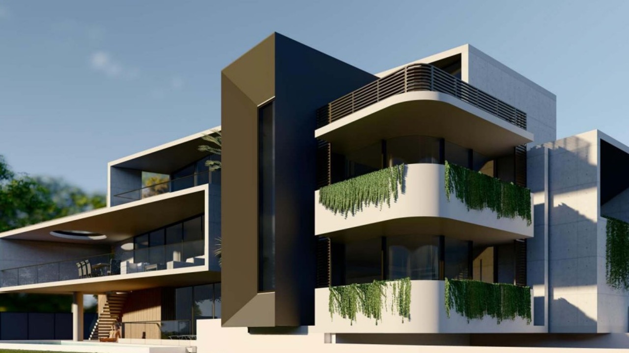 What the three-storey home could look like.