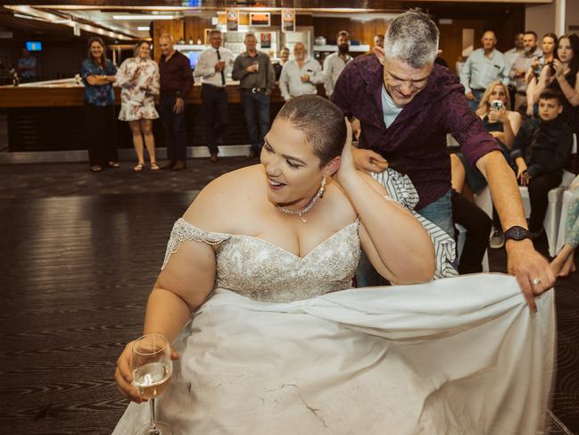 Why I chose to shave all my hair off on my wedding night