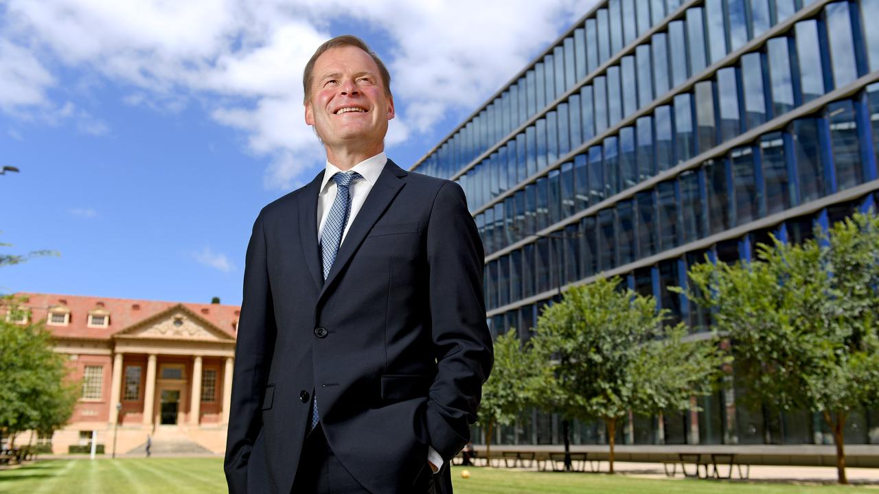 Former Adelaide University Vice Chancellor Peter Rathjen. Picture: Naomi Jellicoe