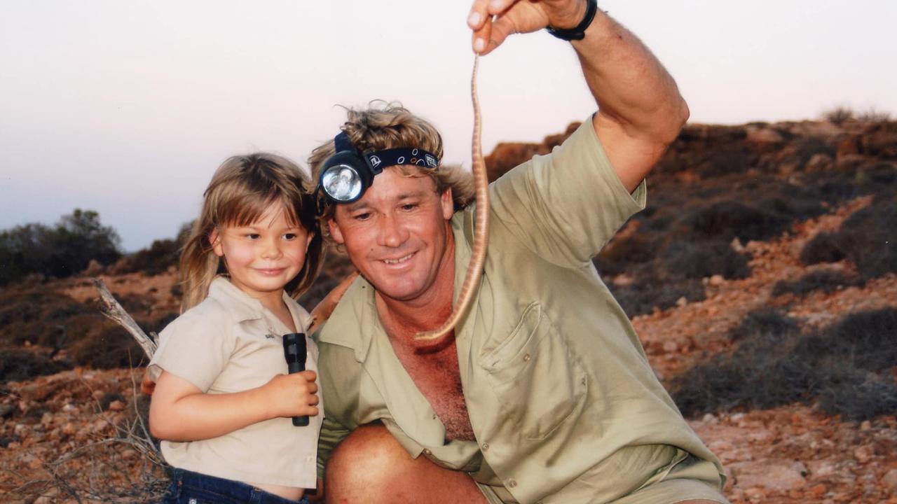 Bindi Irwin shared this picture of her and Steve to remember him on his birthday. Picture: Facebook