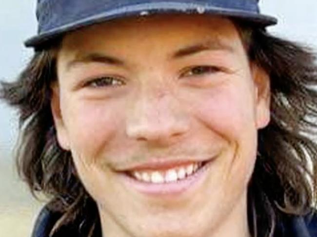 A copy photo of Charlie Stevens who was struck by a car and killed on Friday 17 November 20203 during schoolies celebrations. Charlie is the son of South Australia Police Commissioner Grant Stevens. The image was part of a video displayed at a memorial held for Charlie of 30 November, honouring his. Picture: Supplied