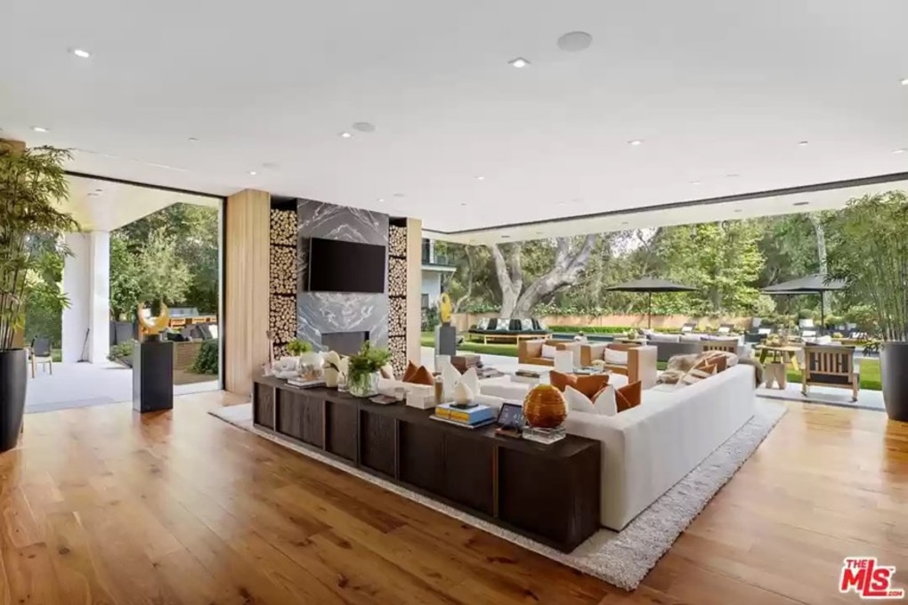 The LA home’s expansive interior. Picture: Realtor