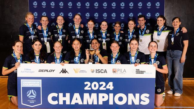 Lindfield FC U14 girls won the Football NSW Champion of Champions (Photos: Damian Briggs/FNSW)