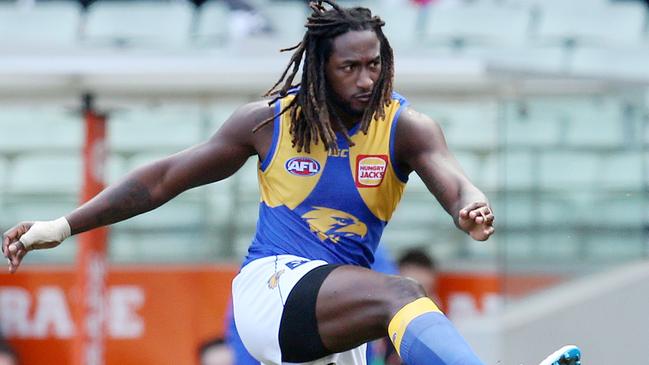 Nic Naitanui is ahead of schedule. Picture: Michael Klein