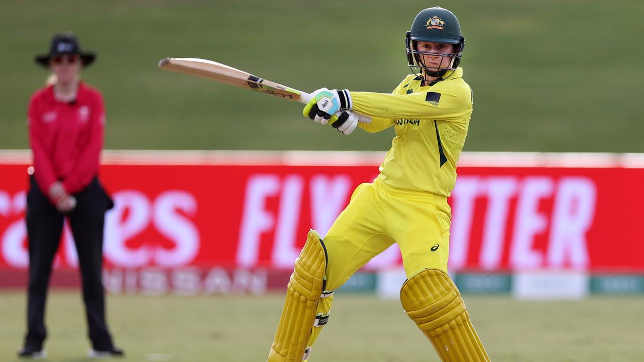 Rachael Haynes hit a spectacular knock against England. Picture: Getty Images