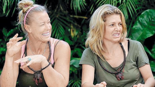 Natalie Bassingthwaighte on I’m A Celebrity...Get Me Out Of Here! with Lisa Curry in 2017.