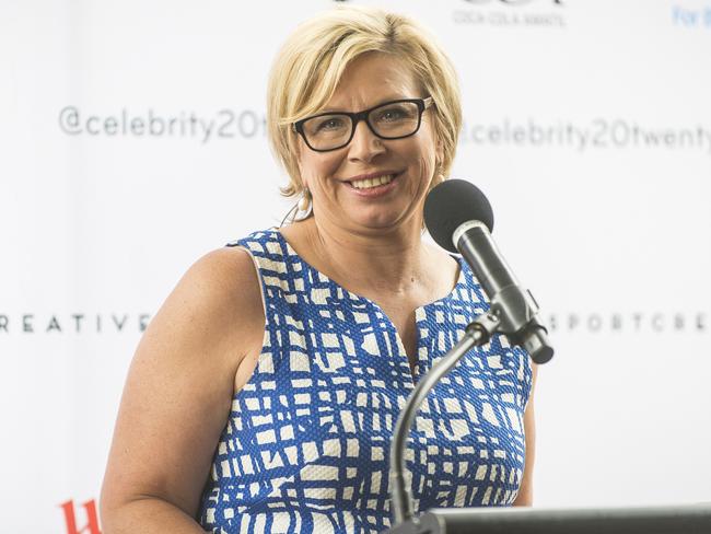 Heavy criticism ... Mark Latham spoke about what Rosie Batty has done with the domestic violence debate in Australia. Picture: Eugene Hyland