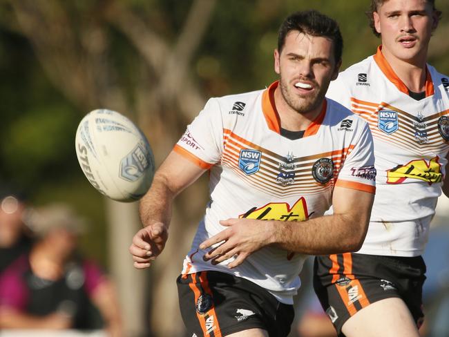 Nathan Rumsby scored an import try for the Tigers. Picture Warren Gannon Photography