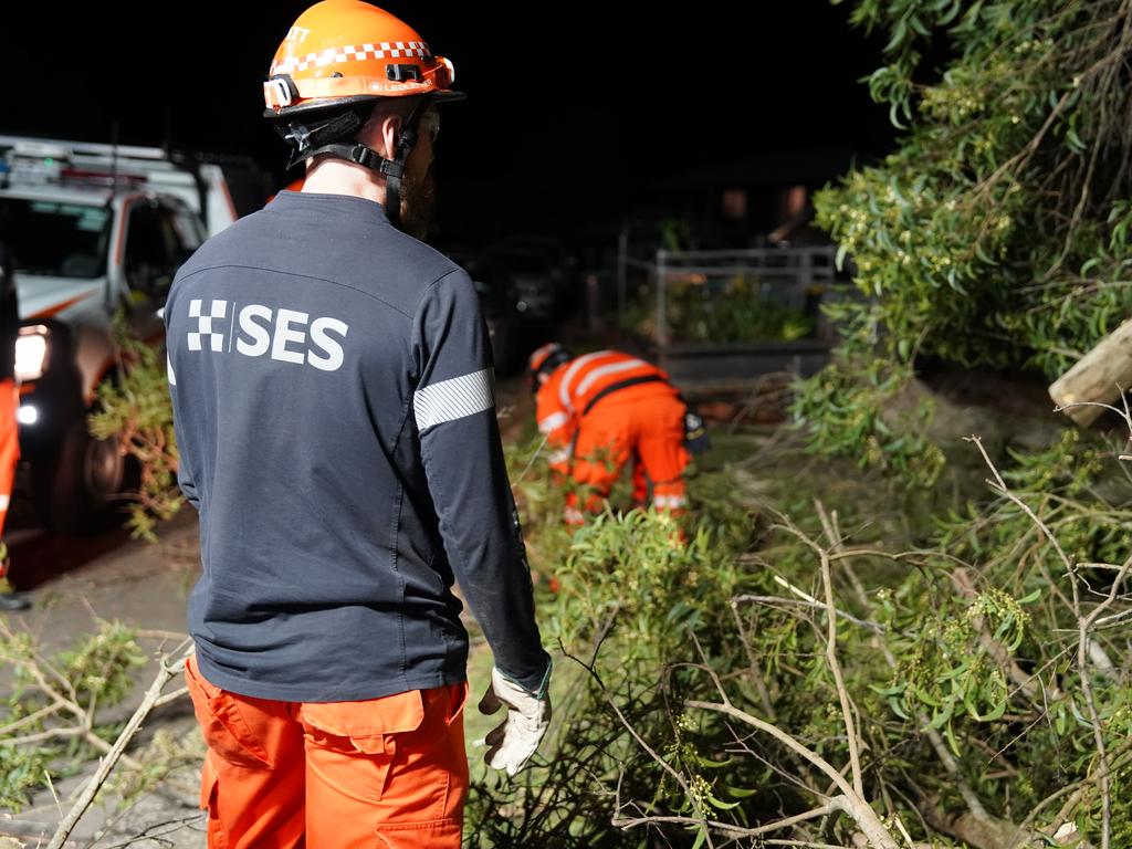 The clean up will continue on Thursday. Picture: NSW SES