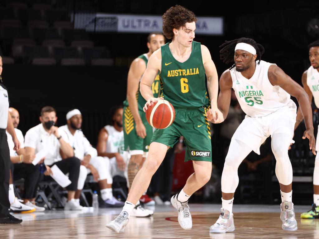 Josh Giddey put on a show against Nigeria.