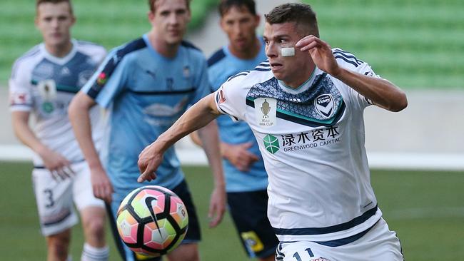 Mitch Austin will miss the rest of the season with a torn ACL. Picture: George Salpigtidis