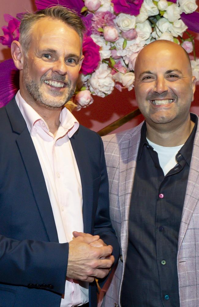 Will Dobbyn with Paul Birman at Wild Secrets's inaugural ‘Let's Talk' event. Picture: Supplied