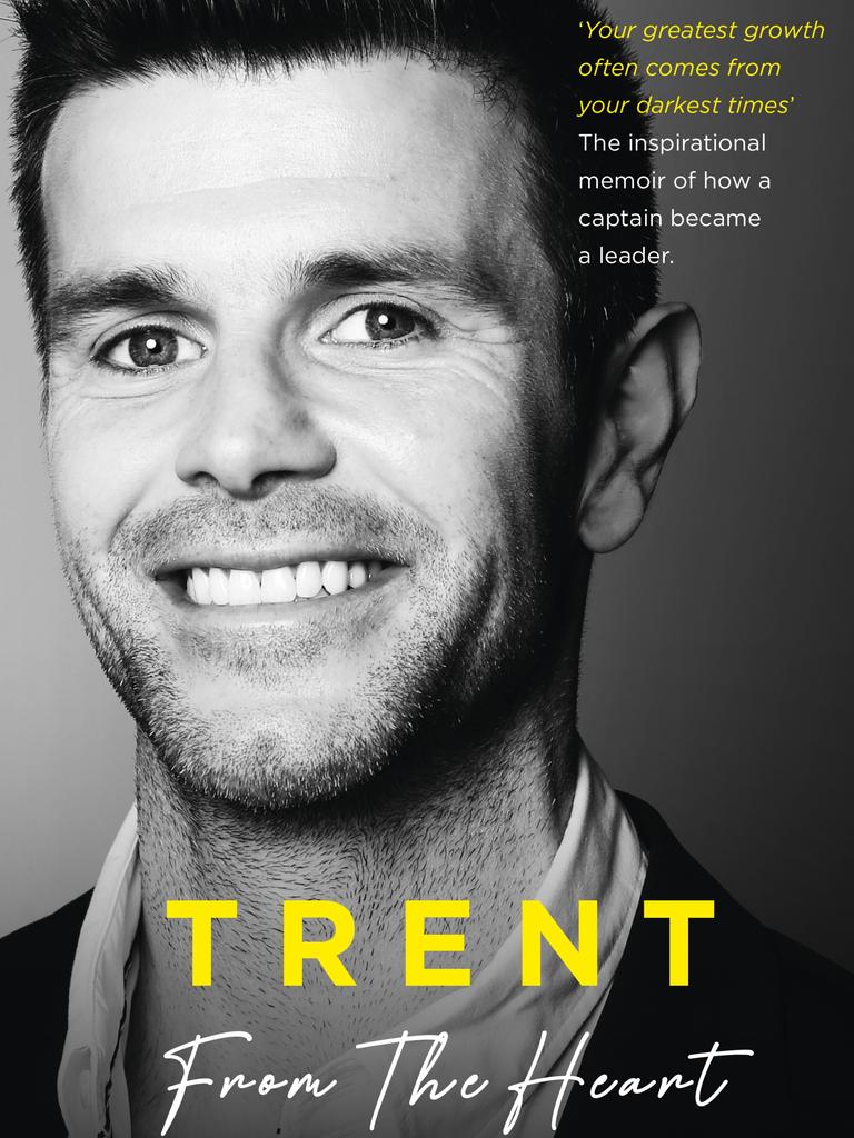 Trent Cotchin’s book cover.