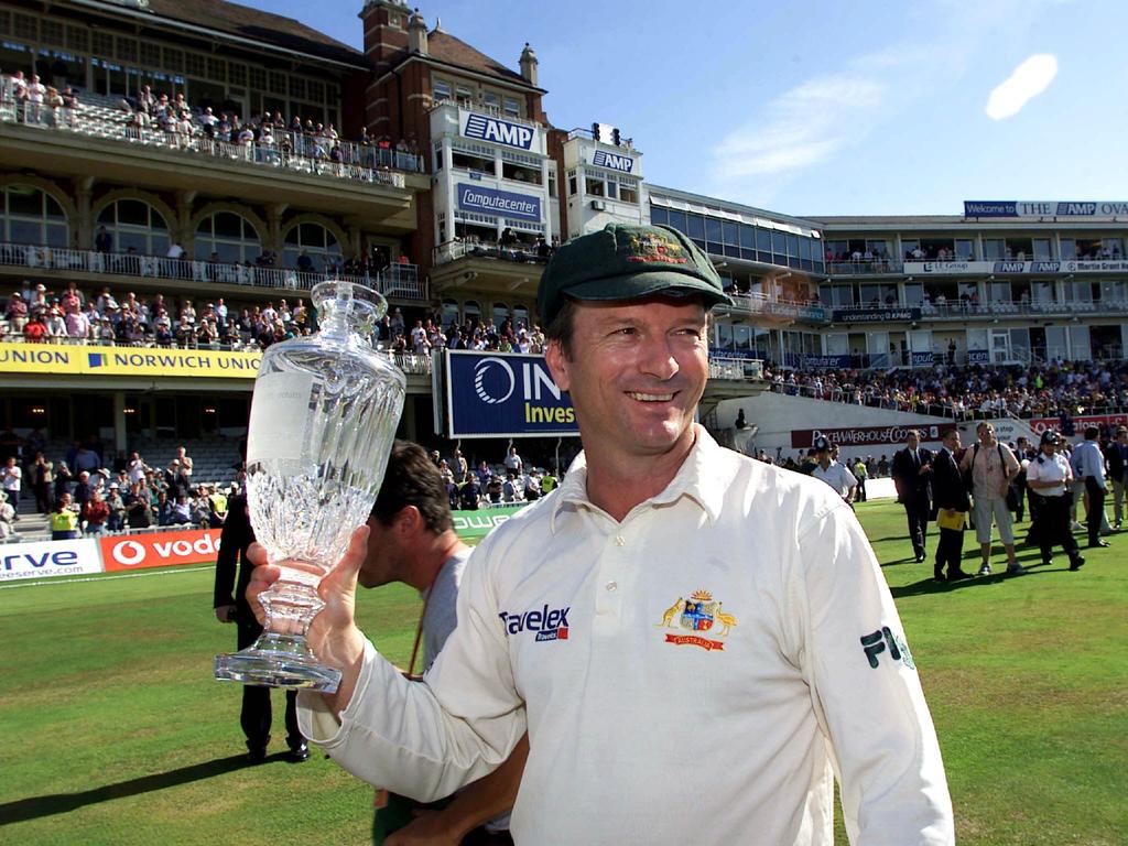 Just 19 days later Waugh returned to win the Ashes for Australia. Picture: Brett Costello.