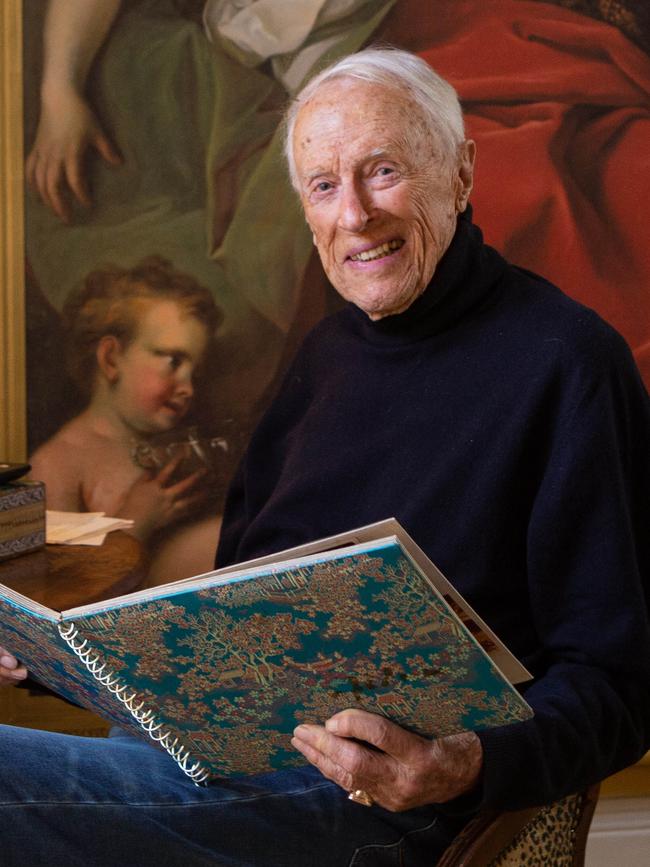 Former Advertiser journalist Jonathon Stone, who covered the Beatles tour in 1964, at his home in North Adelaide. Picture: Brett Hartwig