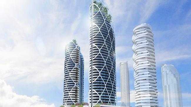 Twin towers to rise in southeast