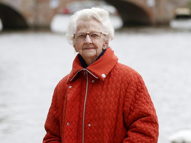 Elaine Stephens, 89, said Boris Johnson’s complicated love life would not stop her voting for him at an election. Picture: Hollie Adams