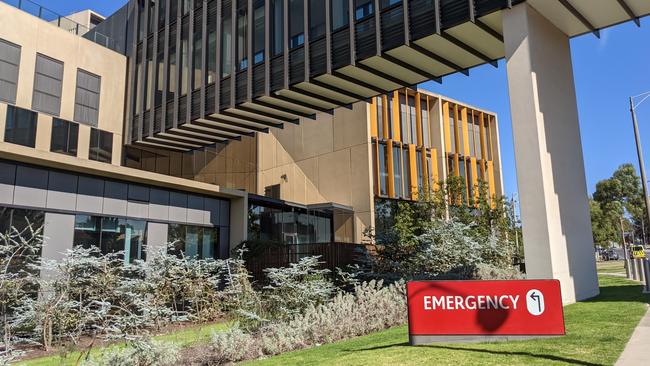 The patient was at Bendigo Health’s acute psychiatry unit at the time of the incident. Pictured is the emergency department on Barnard St. Picture: Zizi Averill