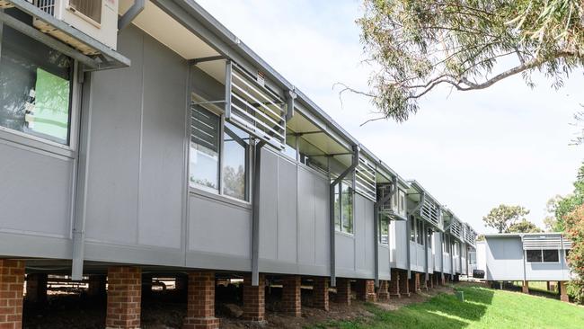 There are now 87 demountable facilities at Carlingford West Public School. Picture: James Gourley/The Daily Telegraph