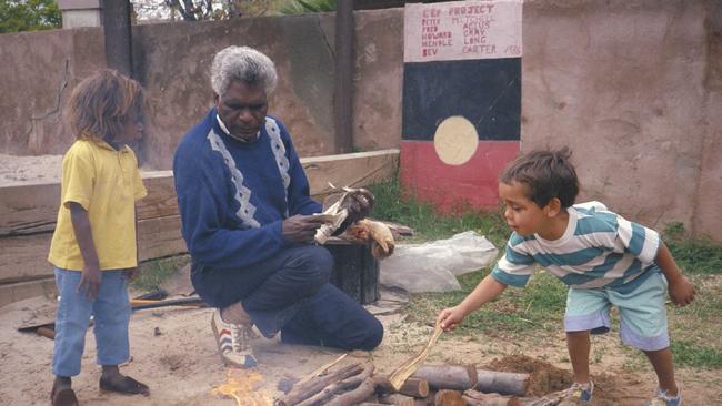 Aboriginal elder Kenneth Ngalatiji Ken would pass on his cultural knowledge to younger members of his family. Picture: The Ken Family