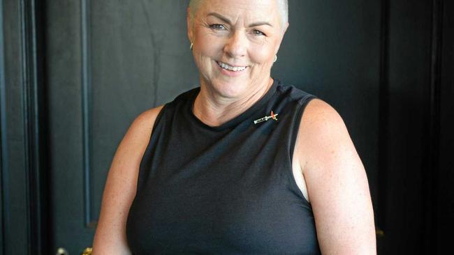 Michelle Stewart at Dingles Cafe Bar, where Melbourne Fish Bar was a thriving takeaway. Customers would line the streets on Friday and Saturday nights for fish and chips wrapped in newspaper. Picture: Allan Reinikka ROK211218amichell