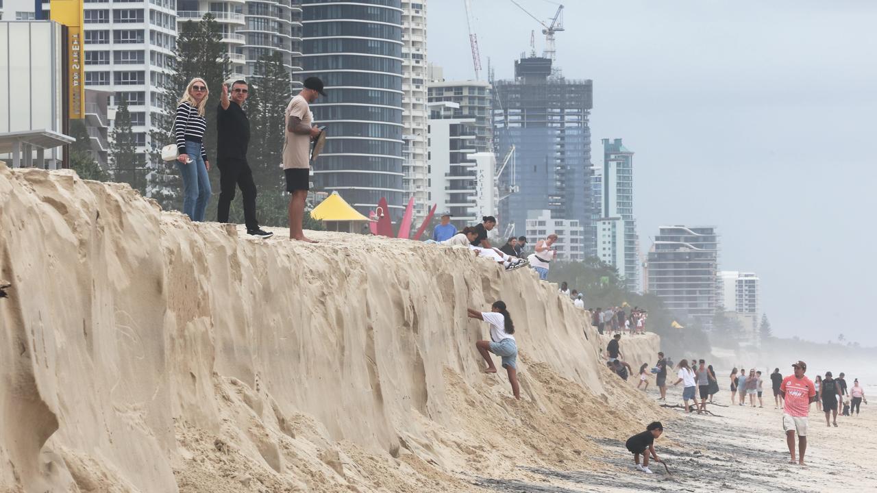 Gold Coast show the scars from Cyclone Alfred. Picture Glenn Hampson