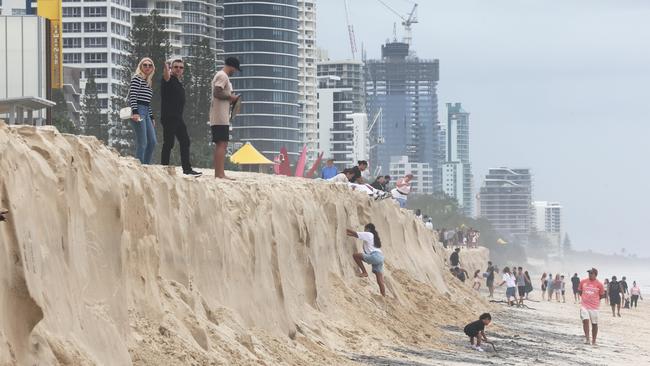 Gold Coast show the scars from Cyclone Alfred. Picture Glenn Hampson