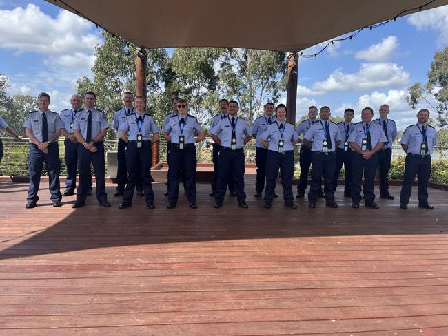 The graduation ceremony for new recruits for Queensland Corrective Services at Maryborough's Brolga Theatre.